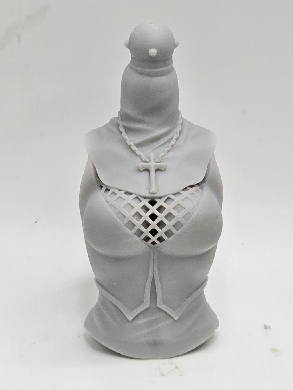 3d Printed Mythic Legions Scale Head 2.0 Nun Torso 1:12 6" Scale.