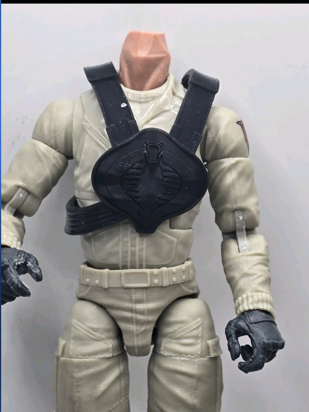 Custom 3d Printed Compatible Classified Legends Comic Multiverse Hurricane Pilot Vapor Flexible Vest 1:12 6" Scale.