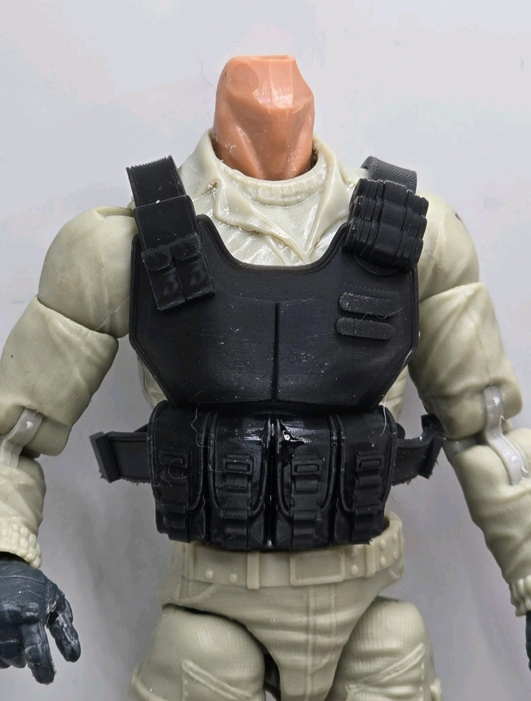 Custom 3d Printed Compatible Classified Legends Comic Multiverse Verek Holt Flexible Vest 1:12 6" Scale.