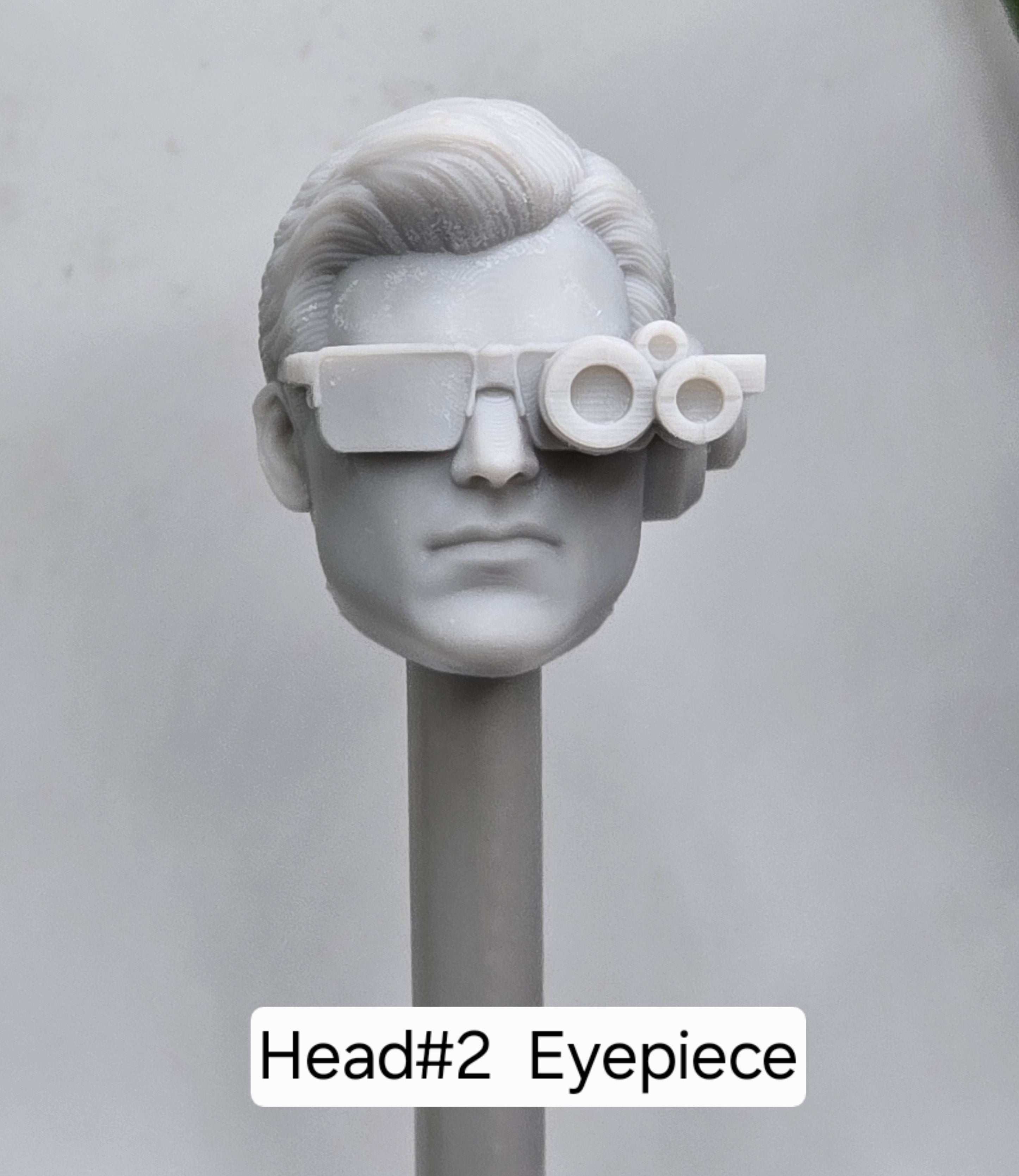 Custom 3d Printed Classified Legends Compatible Comic Multiverse Doctor Dexter Head#2 1/12 1-10 1/18 Scale